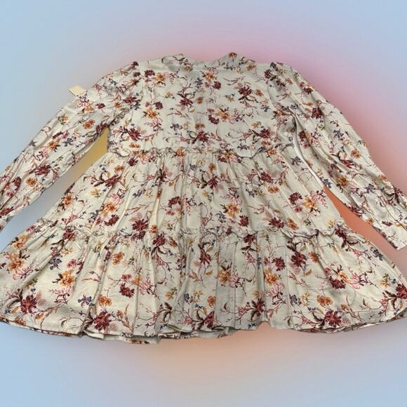 PENELOPE ROSE Women’s Large Floral Print Long Sleeve Dress - Picture 2 of 6